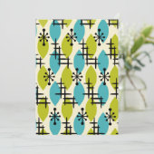 Midden-eeuwse moderne atoomvalpatronen kaart (Staand voorkant)