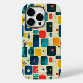 Midden-eeuwse moderne blokken met aangepaste naam Case-Mate iPhone case (Achterkant)