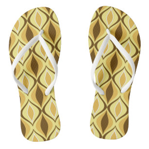 Midden-Eeuwse Moderne Diamanten, Mosterdgoud Teenslippers