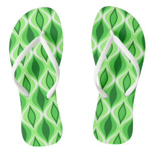 Midden-eeuwse moderne diamanten, smaragd en limoen teenslippers