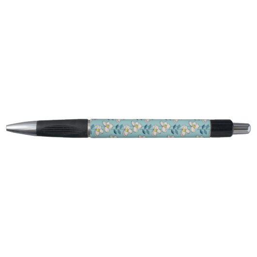 Midden-eeuwse moderne Floral Leaf Pattern Pen (Voorkant)