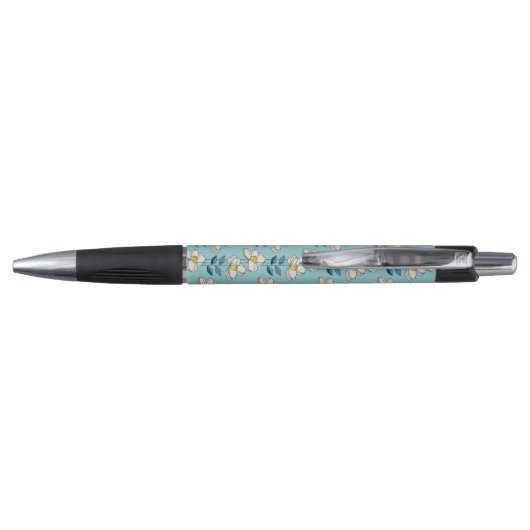 Midden-eeuwse moderne Floral Leaf Pattern Pen (Achterkant)