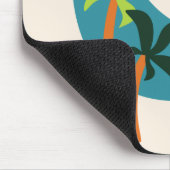 Midden-eeuwse moderne palm-oasis muismat (Hoek)