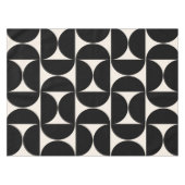Midden-eeuwse moderne  patronen zwart en wit tafelkleed (Voorkant (Horizontaal))