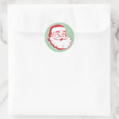 Midden-eeuwse moderne Sinterklaas Sticker (Tas)