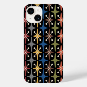 Midden-eeuwse moderne Starburst Patroon Case-Mate iPhone 14 Hoesje