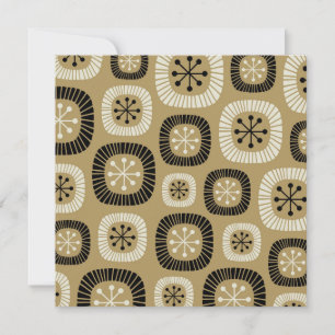 Midden-eeuwse moderne Starburst Patroon Kaart