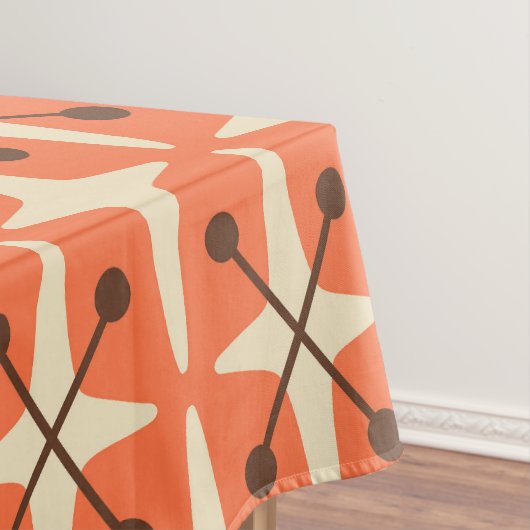 Midden-eeuwse moderne Starburst Patroon Tafelkleed (Voorbeeld)