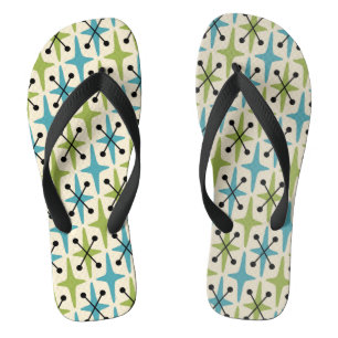 Midden-eeuwse moderne Starburst Patroon Teenslippers