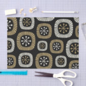 Midden-eeuwse moderne Starburst Patroon Tissuepapier (Craft)