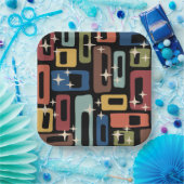 Midden-eeuwse moderne stijl papieren bordje (Feest)