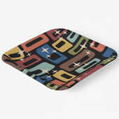 Midden-eeuwse moderne stijl papieren bordje (Gebogen)