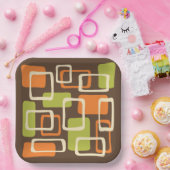 Midden-eeuwse moderne stijl papieren bordje (Feest)