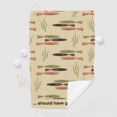 Midden-eeuwse moderne vis golfhanddoek (Insitu)