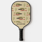Midden-eeuwse moderne vis pickleball paddle (Voorkant)