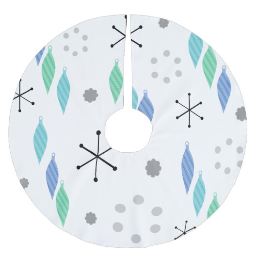 Midden-eeuwse moderne winter groen kerstboom rok (Voorkant)