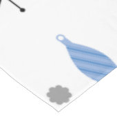 Midden-eeuwse moderne winter groen tafelkleed (Gekanteld)