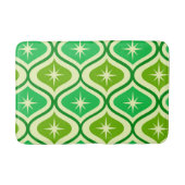 Midden-eeuwse retro-sterrenbeelden op groen ogeenp badmat (Voorkant)