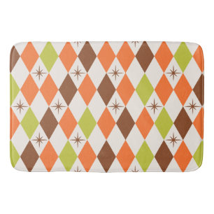 Midden-eeuwse sfeer – Retro geometrische badmat