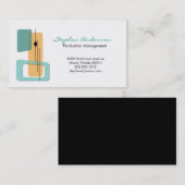 Midden-eeuwse Visitekaartje (Voorkant / Achterkant)