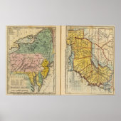 Midden- en Zuidstaten Poster (Voorkant)