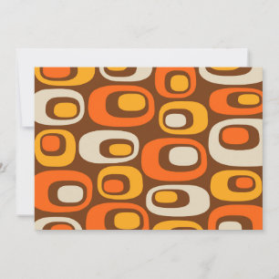 Midden-euwse moderne abstracte patroon kaart