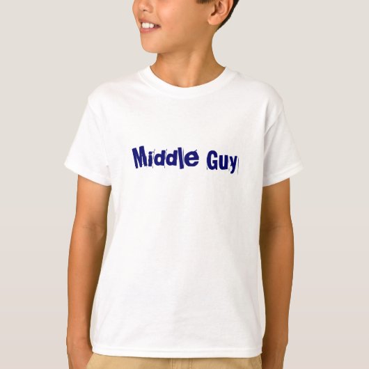 Midden-Guy Kinder T-Shirt (Big Guy en Little Guy) (Voorkant)