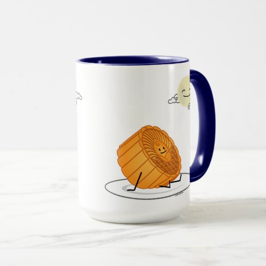 Midden-herfst van het festival van Moon cake lunar Mok (Voorkant rechts)