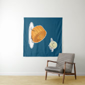 Midden-herfst van het festival van Moon cake lunar Wandkleed (In Situ (horizontaal))