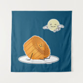 Midden-herfst van het festival van Moon cake lunar Wandkleed (Voorkant)