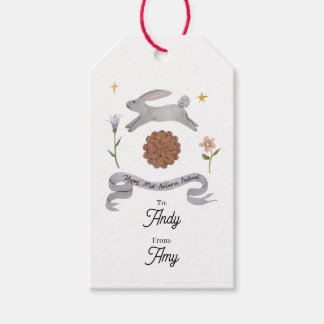 Midden-herfstfestival | Jade Rabbit | Mooncake Cad Cadeaulabel