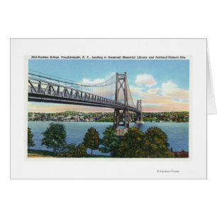 Midden-Hudson-brug naar Roosevelt Nat'l Historic