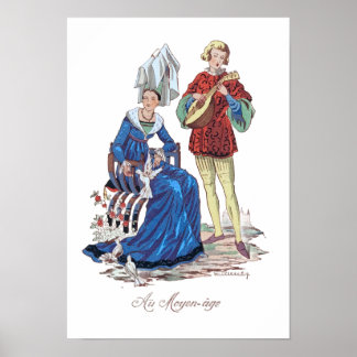 Midden in de Middeleeuwen Poster