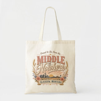Midden in de Woestijn Glasgow Montana Landelijk Tote Bag