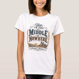 Midden in de Woestijn Glasgow Montana T-shirt
