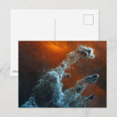 Midden-infrarood de pijlers van de schepping. briefkaart (Voorkant / Achterkant)