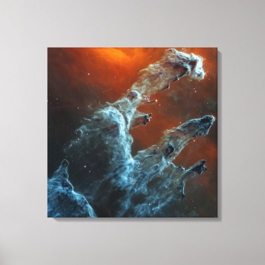 Midden-infrarood de pijlers van de schepping. canvas afdruk (Voorkant)
