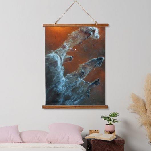 Midden-infrarood de pijlers van de schepping. hangend wandkleed (Slaapkamer)