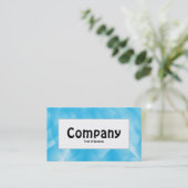 Midden Label - Blauwe Curven (Staand voorkant)