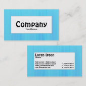 Midden label - Blauwe gekleurde textuur (Voorkant / Achterkant)