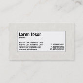 Midden label - canvas look (Achterkant)