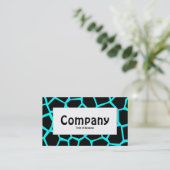 Midden label - Go Giraffe Cyan Blue (Staand voorkant)