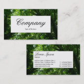 Midden-label - in de bomen II Visitekaartje (Voorkant / Achterkant)