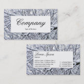 Midden label - Snowy Branches (Voorkant / Achterkant)