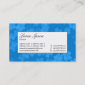 Midden label - Vloerstructuur - Blauw (Achterkant)