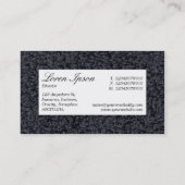 Midden-label - Wooly tapijt Visitekaartje (Achterkant)