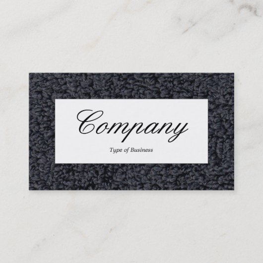 Midden-label - Wooly tapijt Visitekaartje (Voorkant)