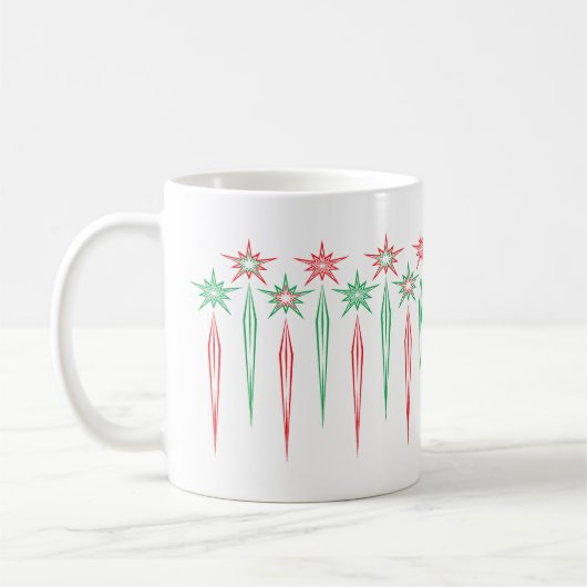 Midden-mod-ijskles, klassieke 11oz. Mok (Links)