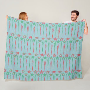 Midden-mod-pictogrammen, grieppandje (3 maten) fleece deken
