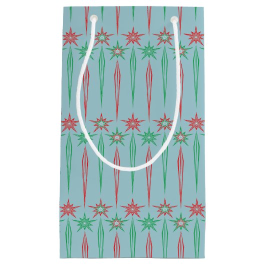 Midden-modderpictogrammen voor kleine cadeautas (Voorkant)